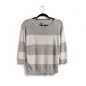 Banana Republic Linen Blend Striped Sweater